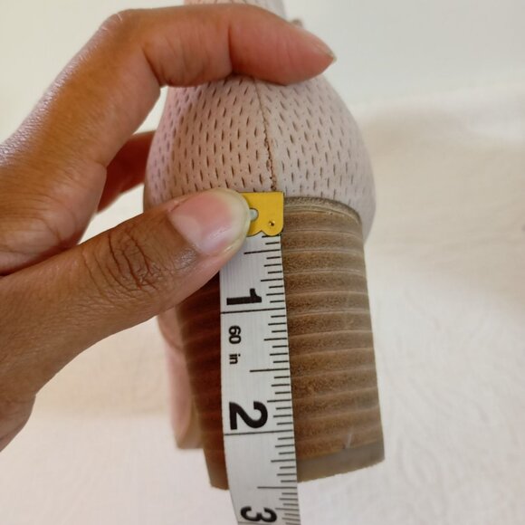 Aldo Womens Ankle Boots Size 7 Pink Suede Block Heel - Picture 6 of 9